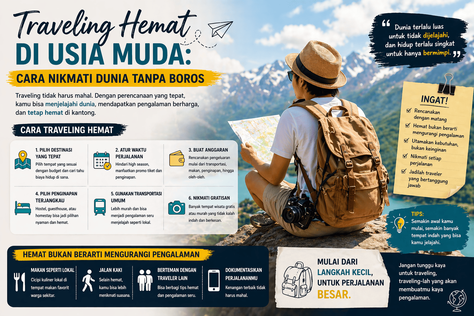 Traveling Hemat di Usia Muda: Cara Nikmati Dunia Tanpa Boros