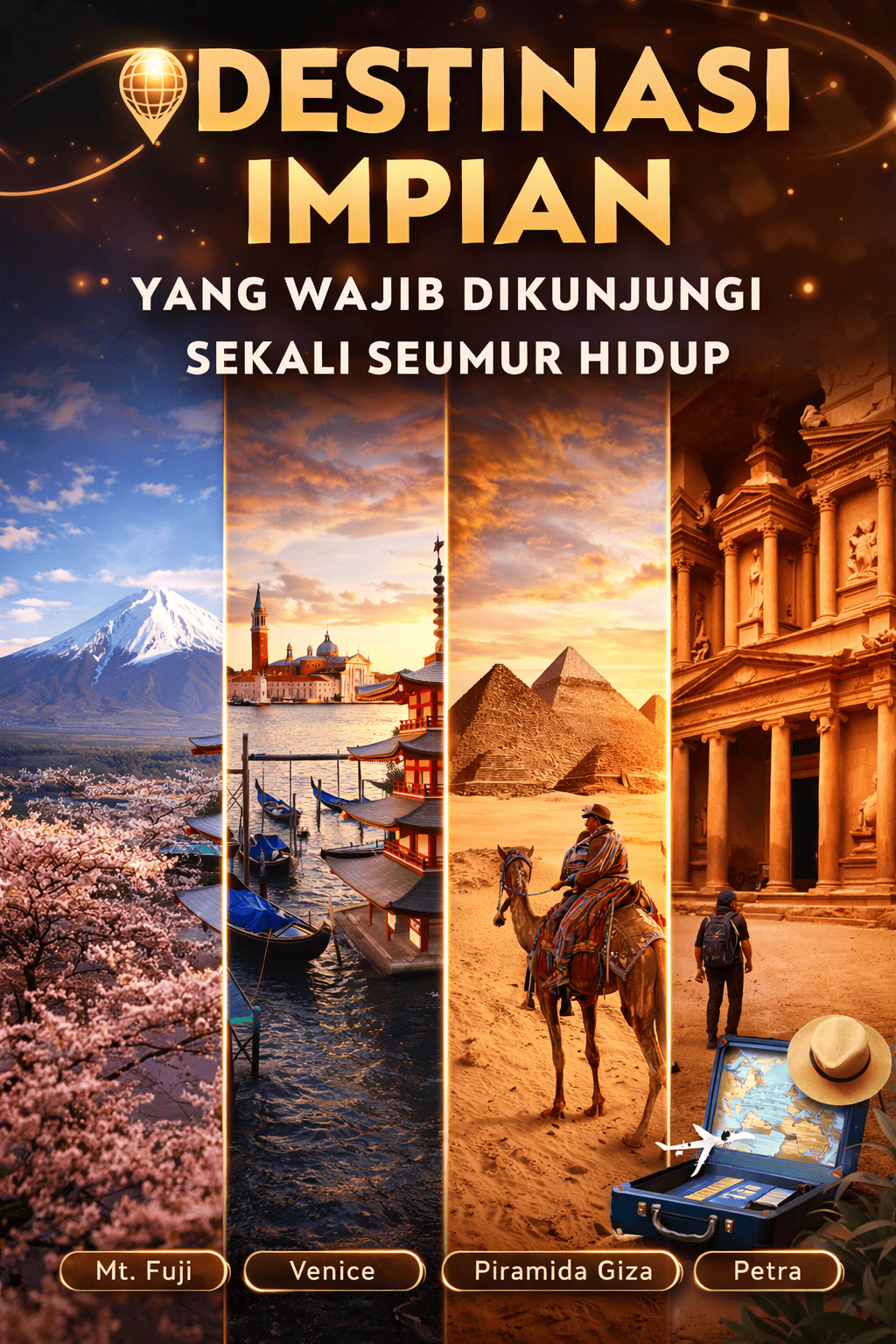 Destinasi Impian yang Wajib Dikunjungi Sekali Seumur Hidup