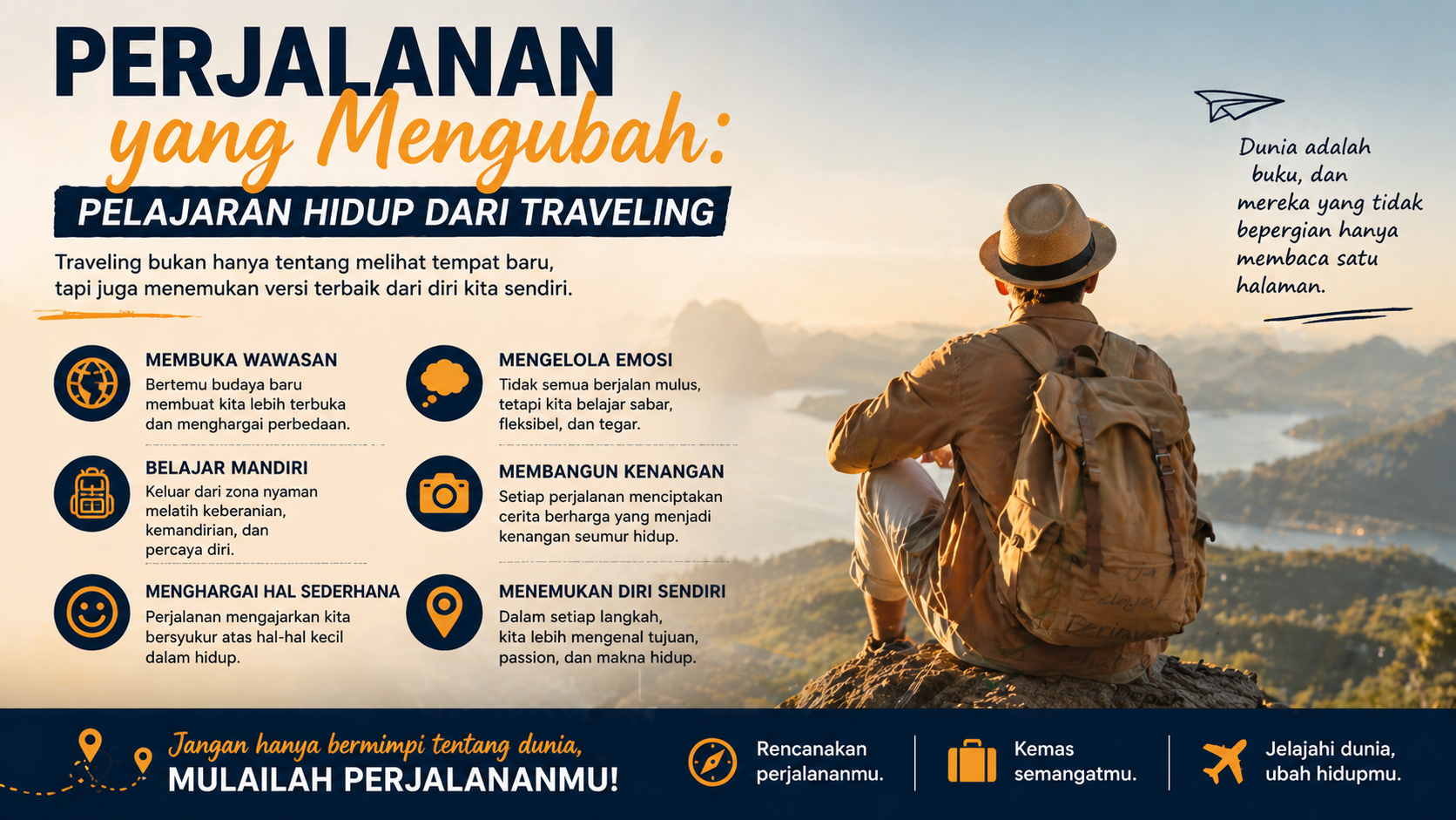 Perjalanan yang Mengubah Adalah Pelajaran Hidup dari Traveling