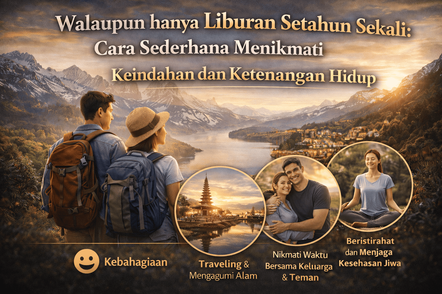 Walaupun Hanya Liburan Setahun Sekali, Cara Sederhana Menikmati Keindahan dan Ketenangan Hidup