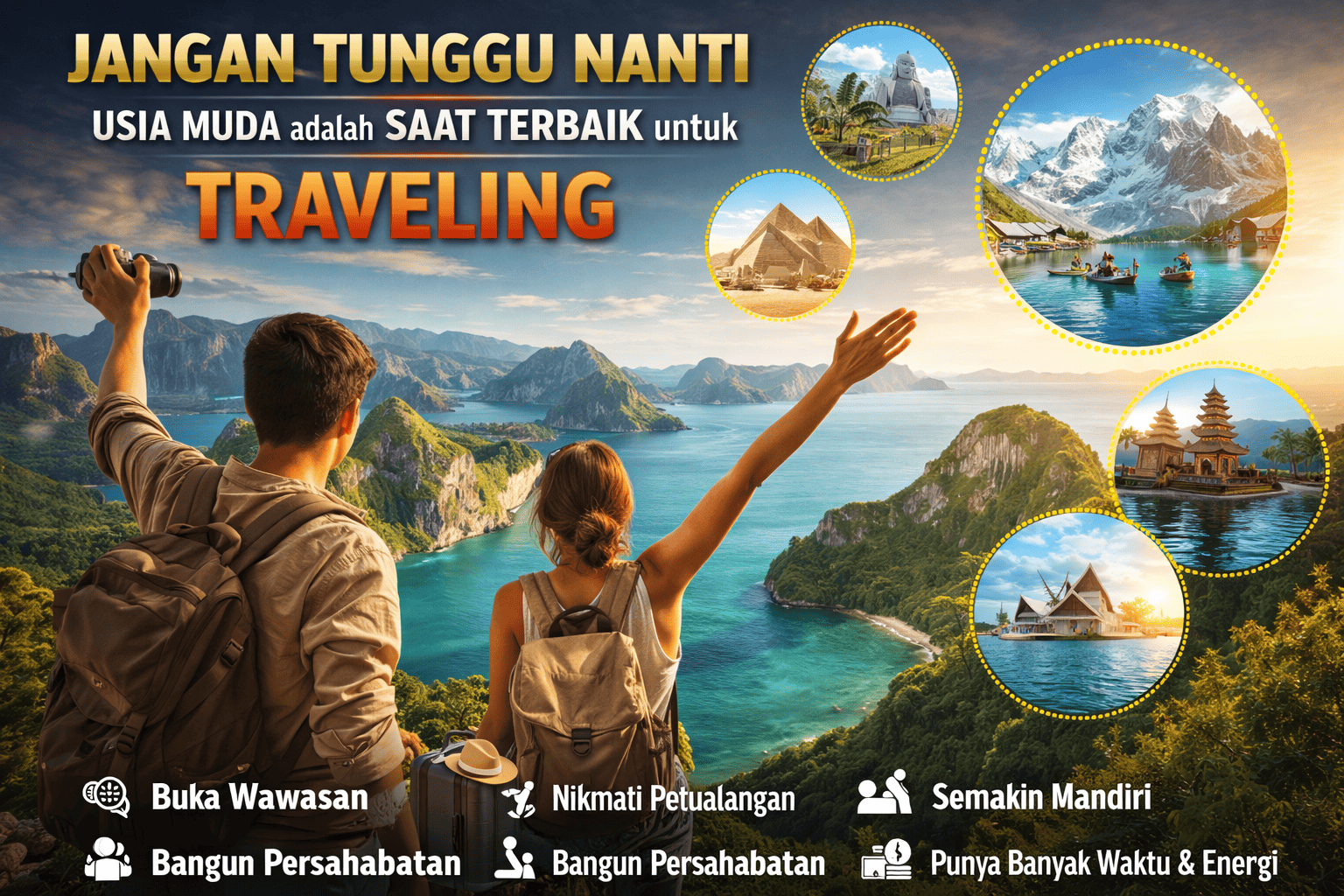 Jangan Tunggu Nanti, Usia Muda adalah Saat Terbaik untuk Traveling