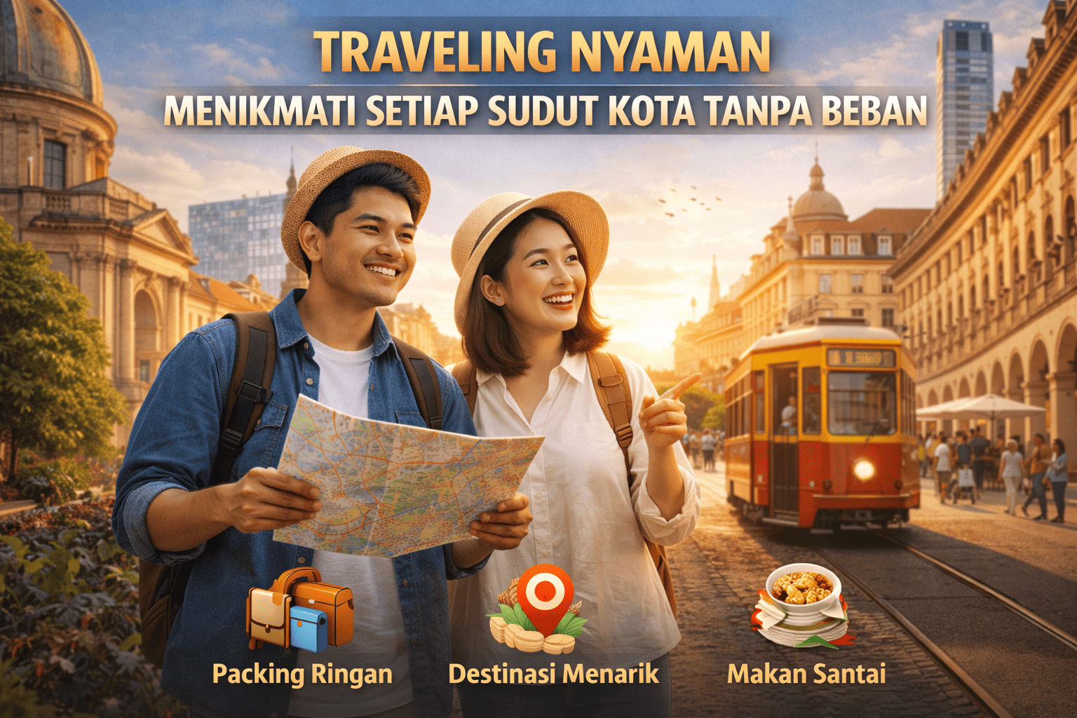 Traveling Nyaman, Menikmati Setiap Sudut Kota Tanpa Beban