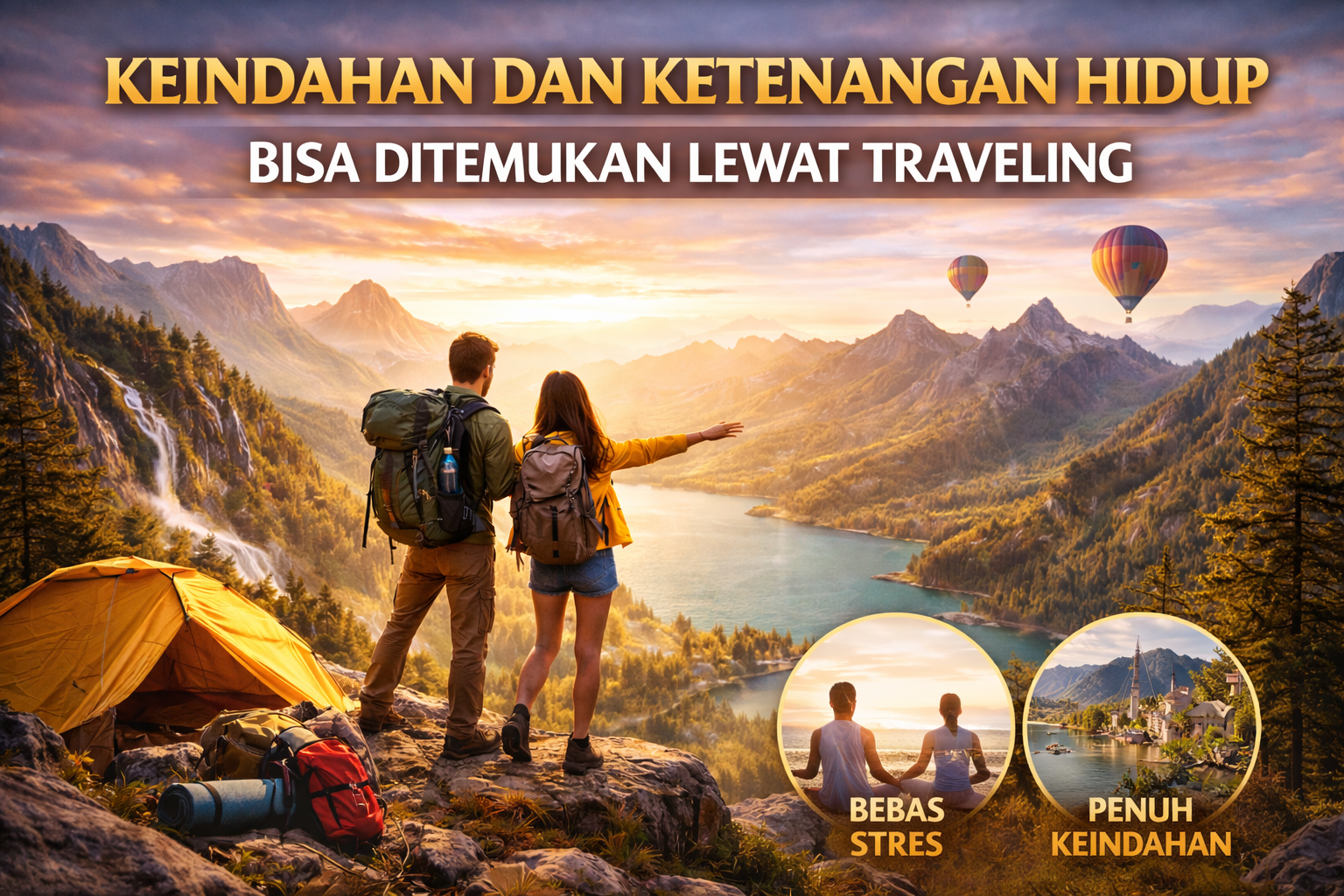 Keindahan dan Ketenangan Hidup Bisa Ditemukan Lewat Traveling