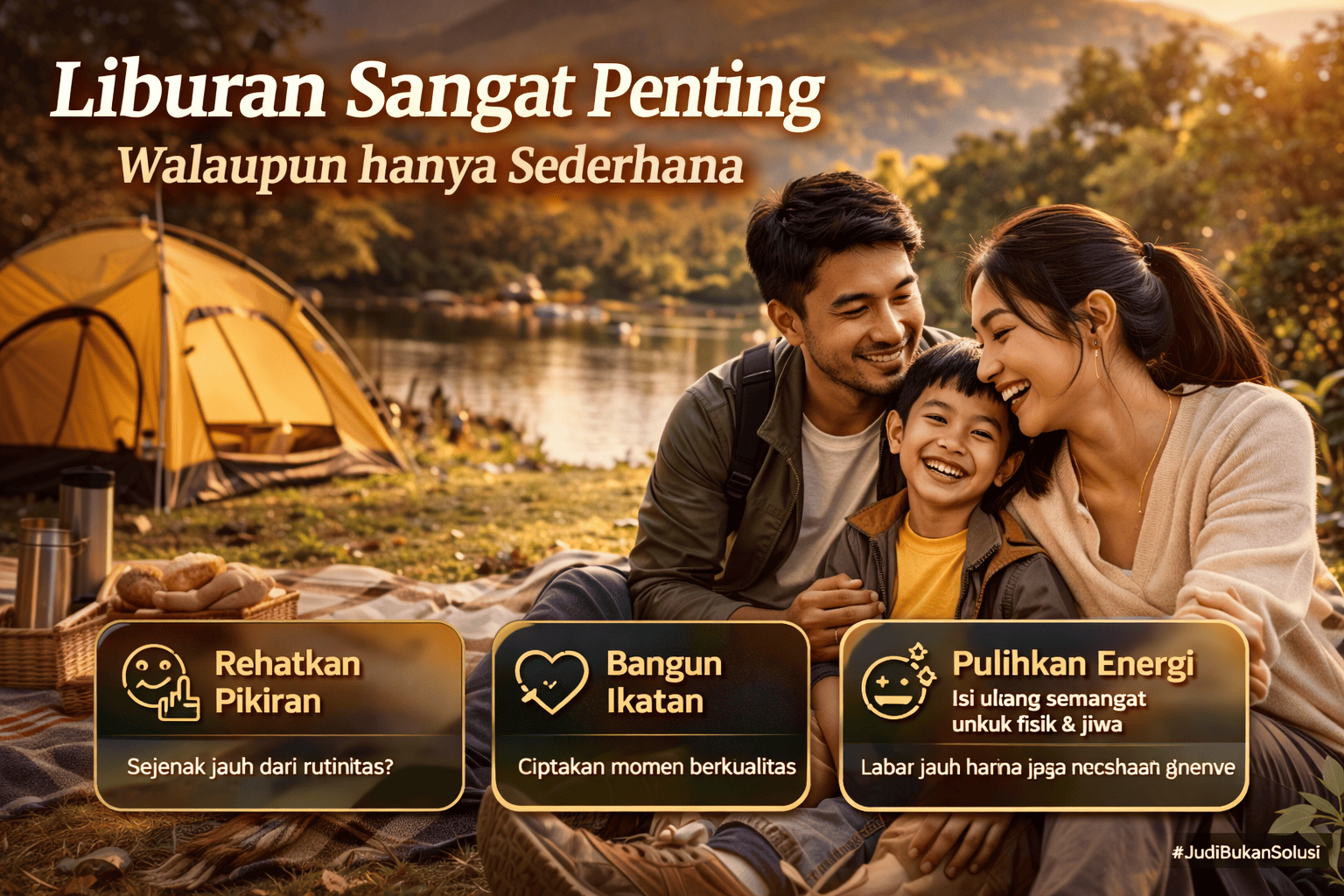 Liburan Sangat Penting Walau Hanya Sederhana