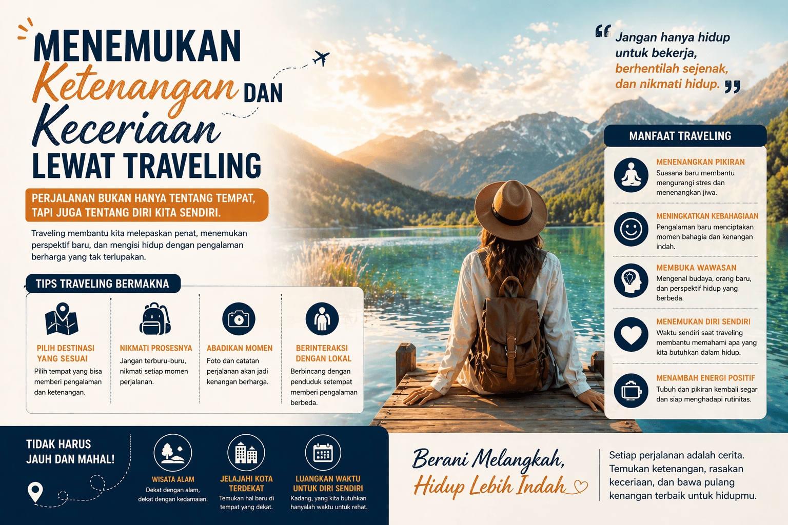 Menemukan Ketenangan dan Keceriaan Lewat Traveling