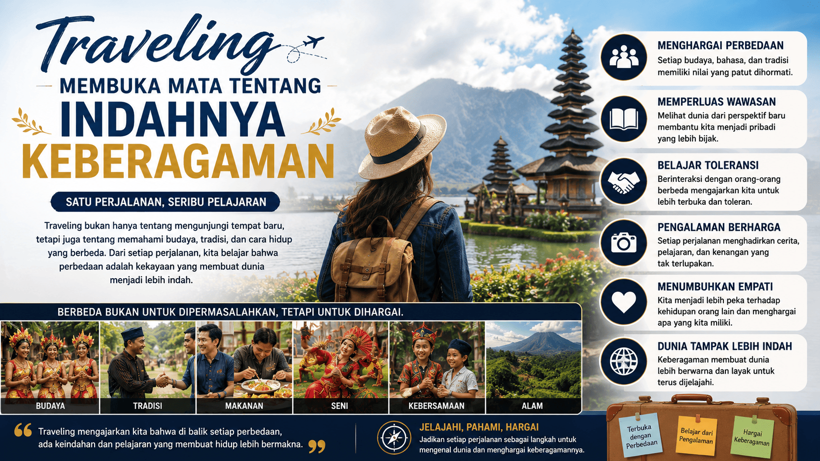 Traveling Membuka Mata tentang Indahnya Keberagaman.