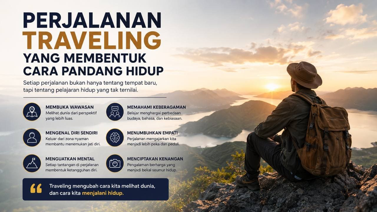 Perjalanan Traveling yang Membentuk Cara Pandang Hidup.
