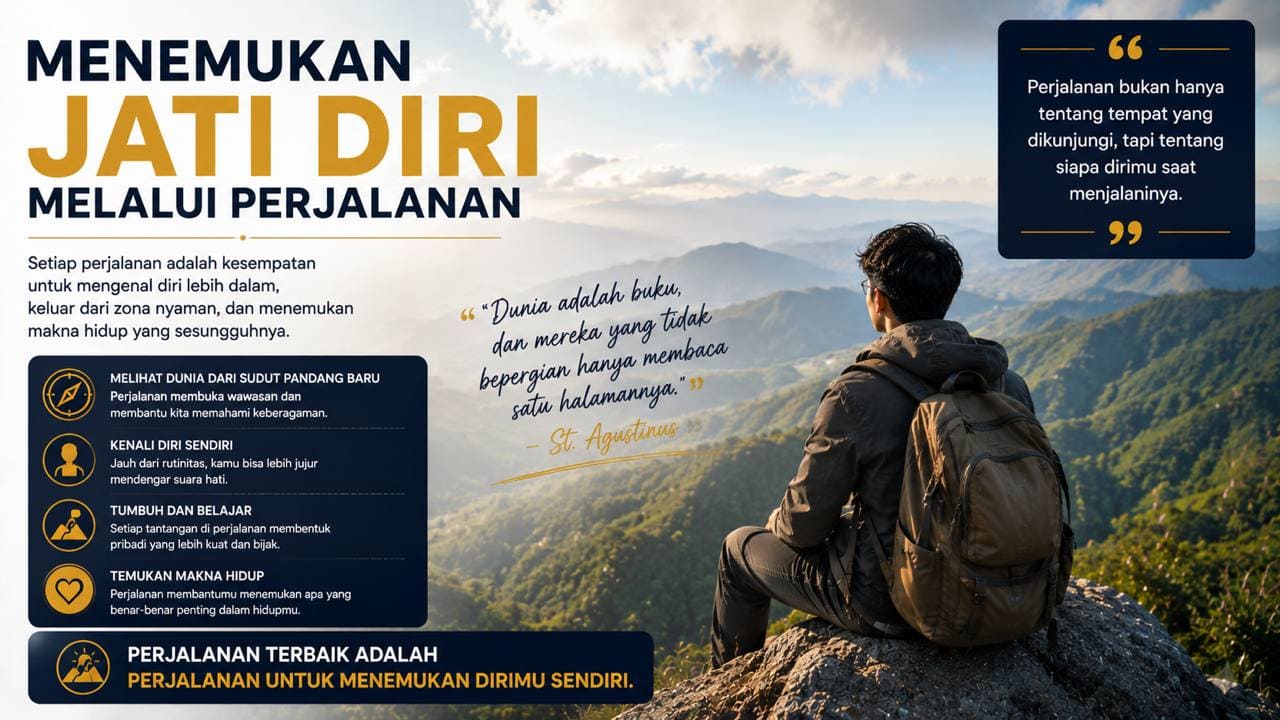 Menemukan Jati Diri Melalui Perjalanan Traveling.