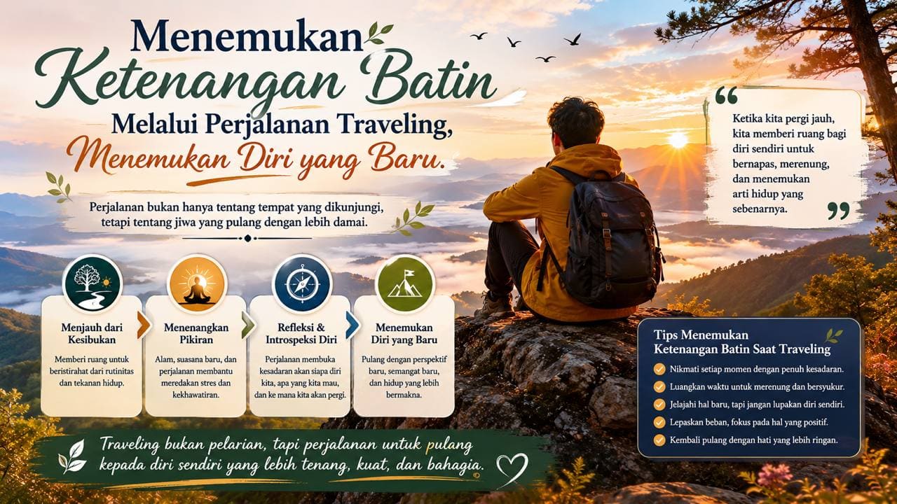 Menemukan Ketenangan Batin Melalui Perjalanan Traveling.