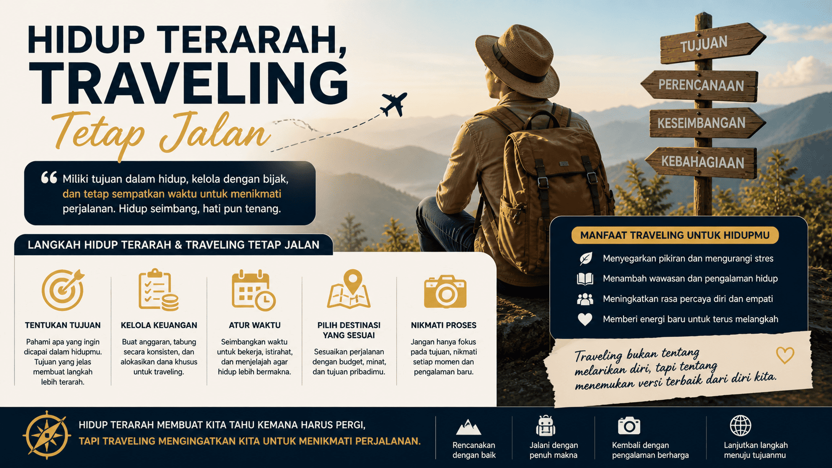Hidup Terarah, Traveling Tetap Jalan