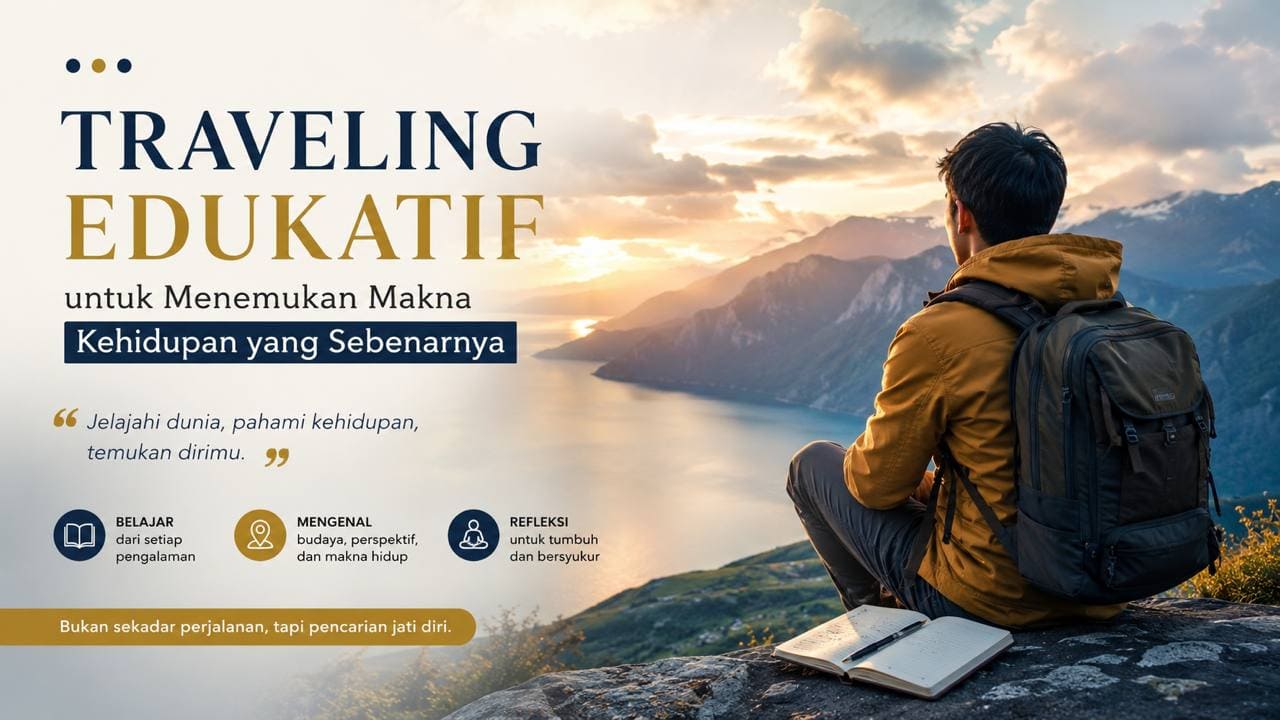 Traveling Edukatif untuk Menemukan Makna Kehidupan yang Sebenarnya.