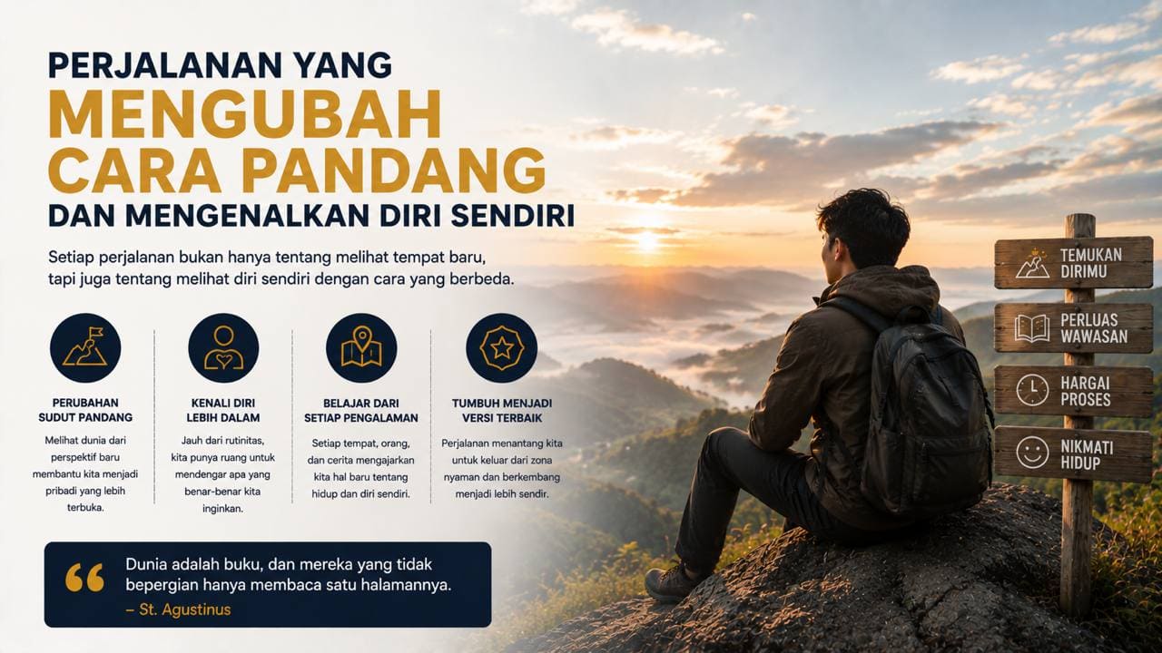 Perjalanan yang Mengubah Cara Pandang dan Mengenalkan Diri Sendiri.