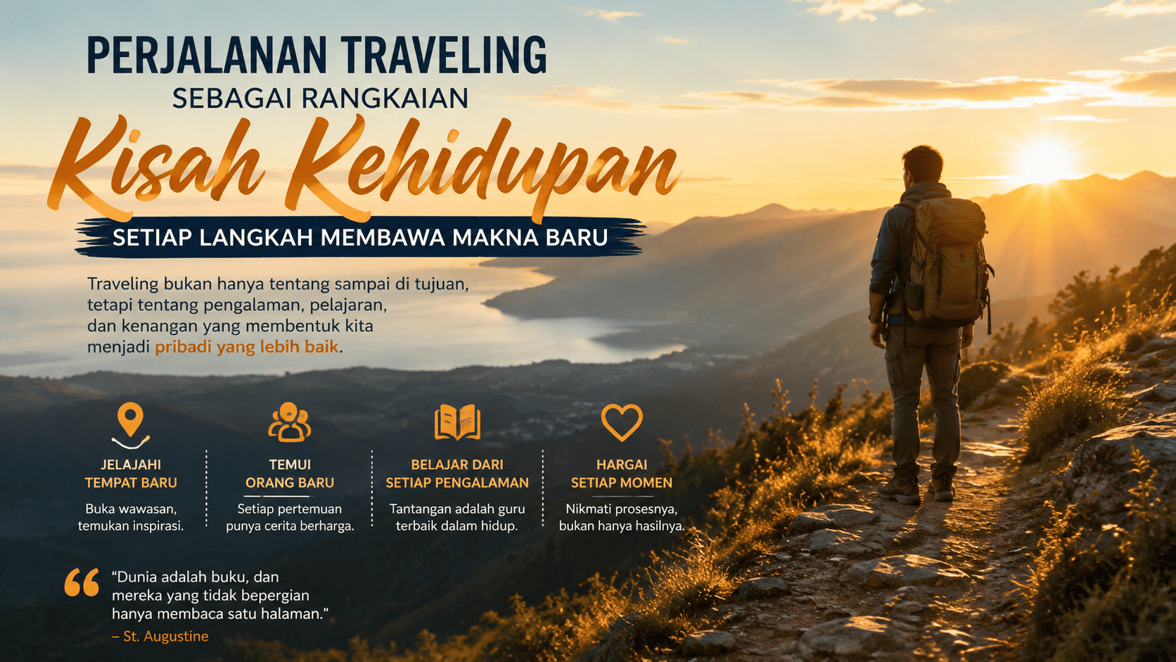 Perjalanan Traveling sebagai Rangkaian Kisah Kehidupan, Setiap Langkah Membawa Makna Baru.