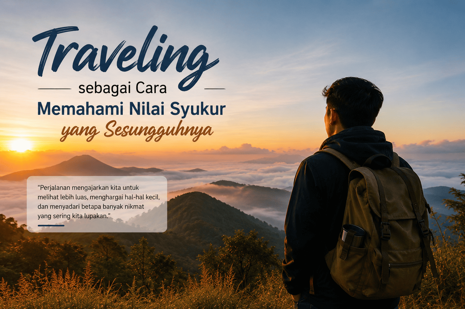 Traveling sebagai Cara Memahami Nilai Syukur yang Sesungguhnya.