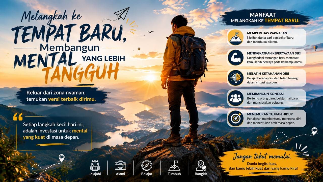 Melangkah ke Tempat Baru, Membangun Mental yang Lebih Tangguh.