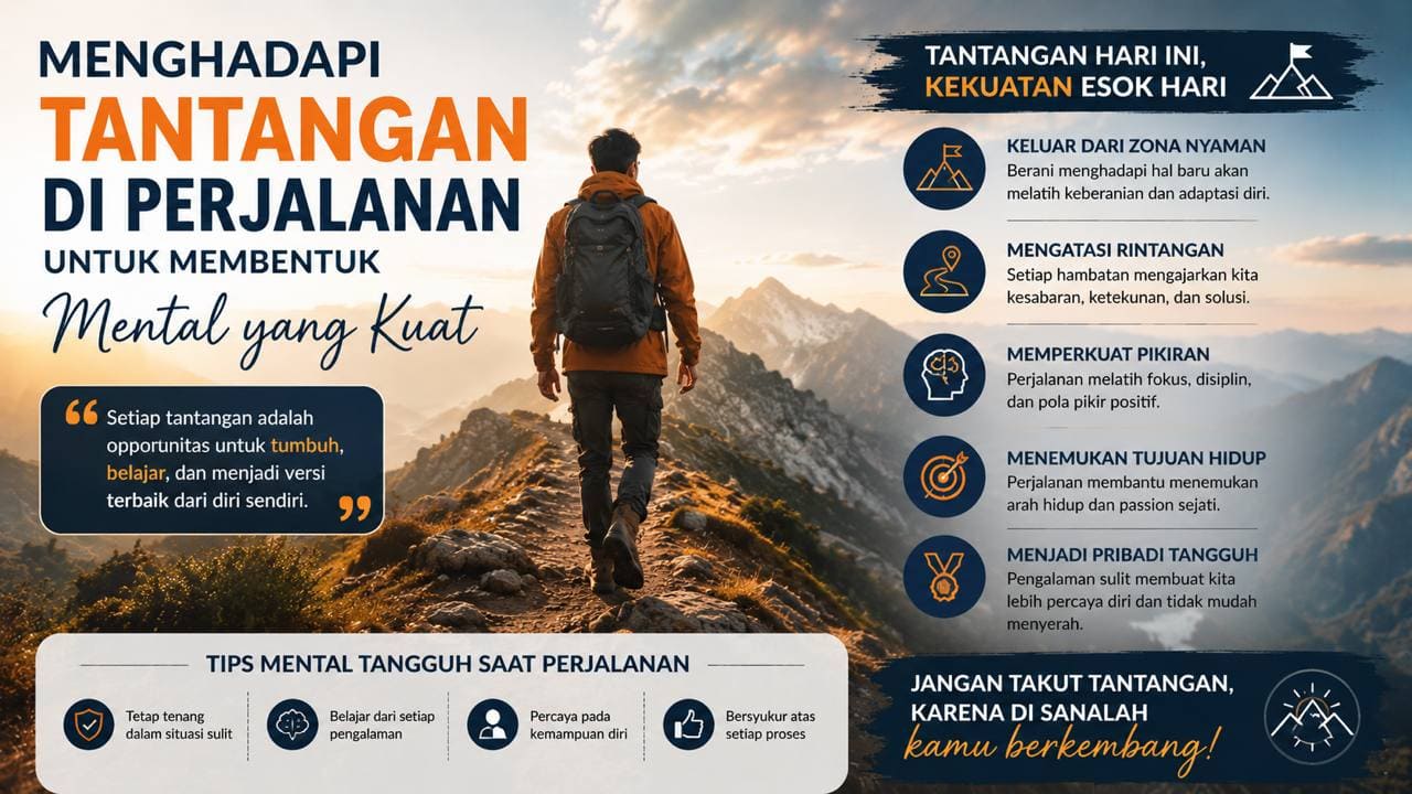 Menghadapi Tantangan di Perjalanan untuk Membentuk Mental yang Kuat.