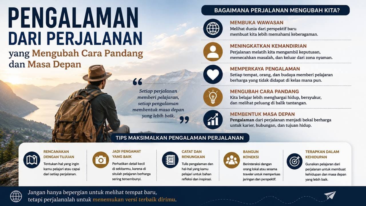 Pengalaman dari Perjalanan yang Mengubah Cara Pandang dan Masa Depan.
