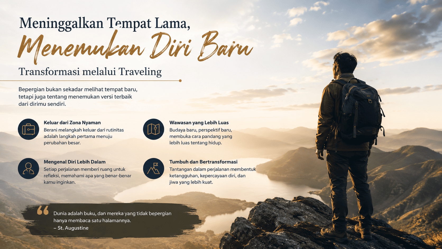 Meninggalkan Tempat Lama, Menemukan Diri Baru Transformasi melalui Traveling.