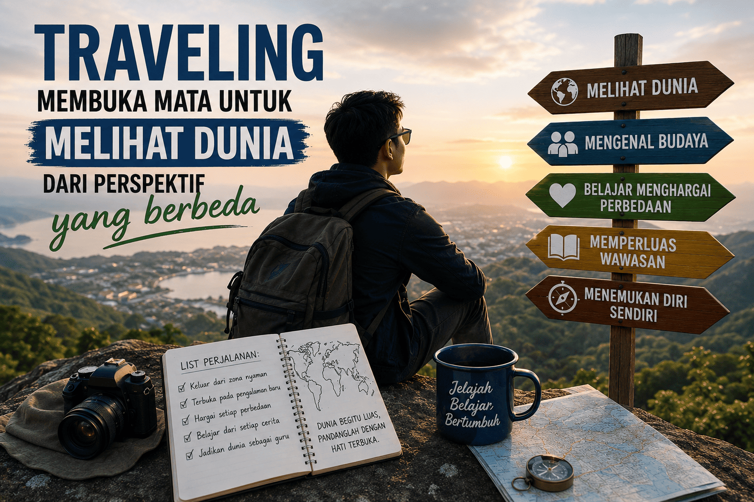 Traveling Membuka Mata untuk Melihat Dunia dari Perspektif yang Berbeda.