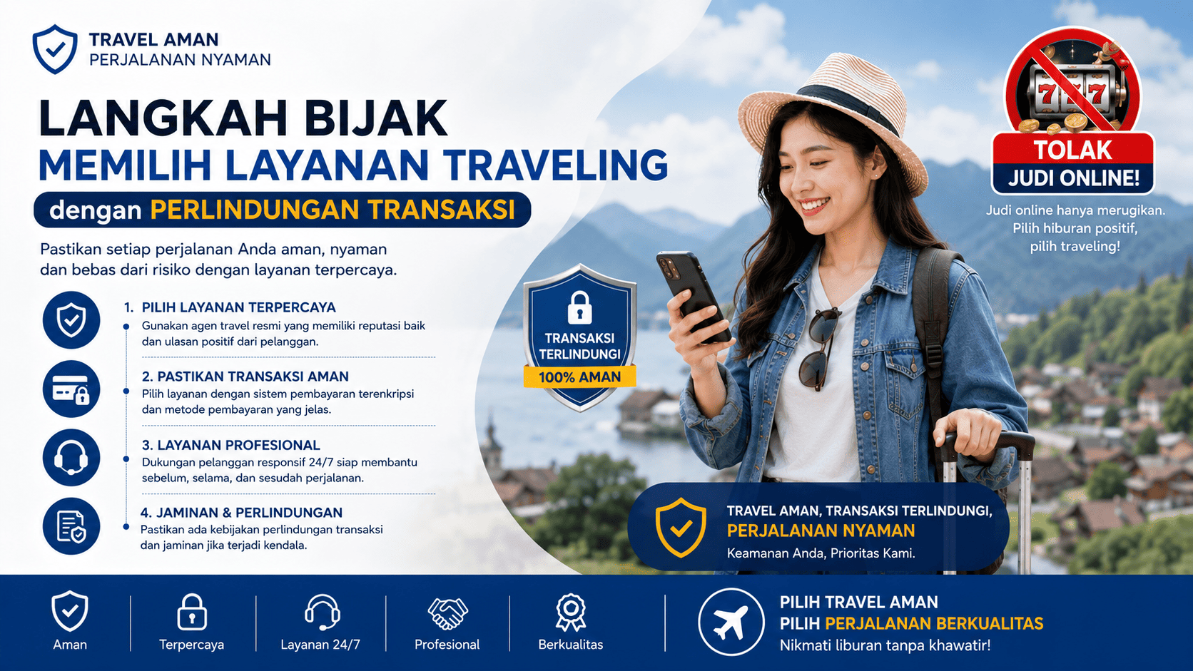 Langkah Bijak Memilih Layanan Traveling dengan Perlindungan Transaksi.