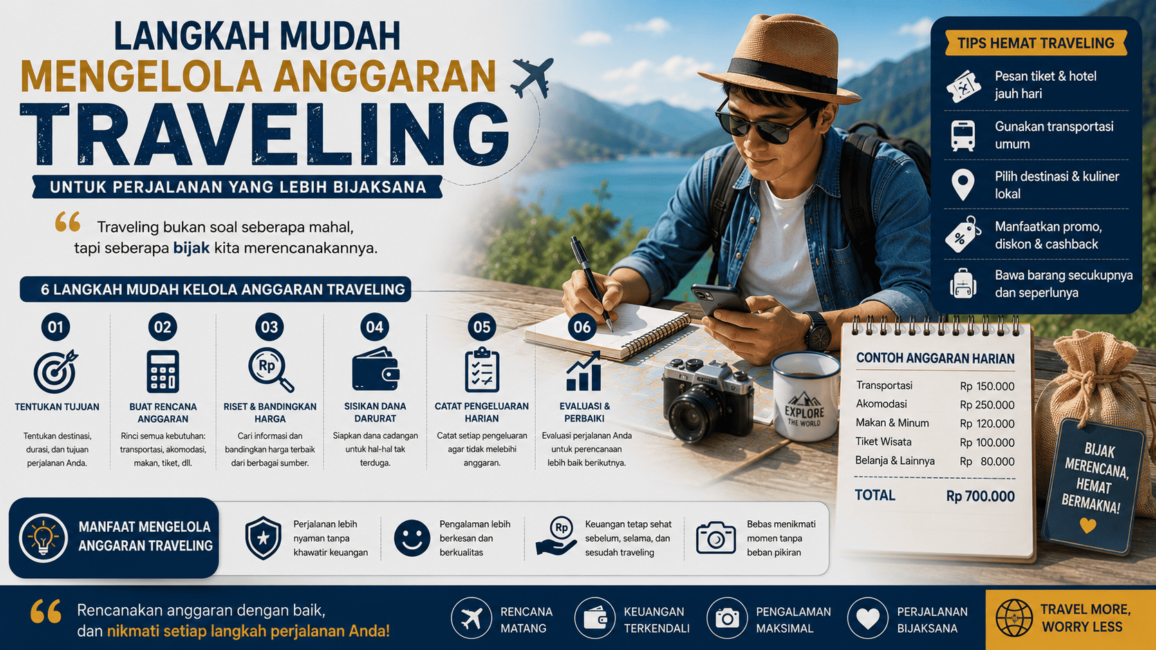 Langkah Mudah Mengelola Anggaran Traveling untuk Perjalanan yang Lebih Bijaksana.