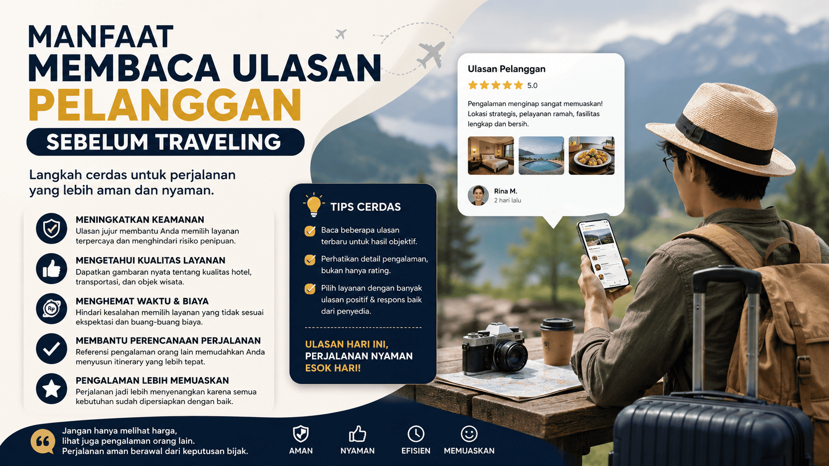 Manfaat Membaca Ulasan Pelanggan Sebelum Traveling untuk Perjalanan yang Lebih Aman dan Nyaman.