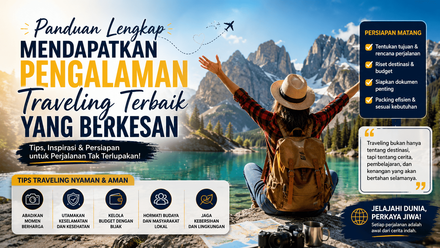 Panduan Lengkap Mendapatkan Pengalaman Traveling Terbaik yang Berkesan.