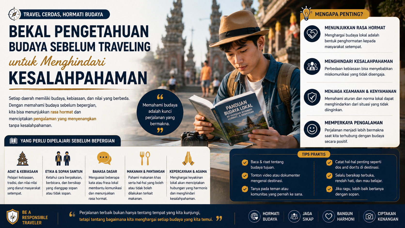 Bekal Pengetahuan Budaya Sebelum Traveling untuk Menghindari Kesalahpahaman.