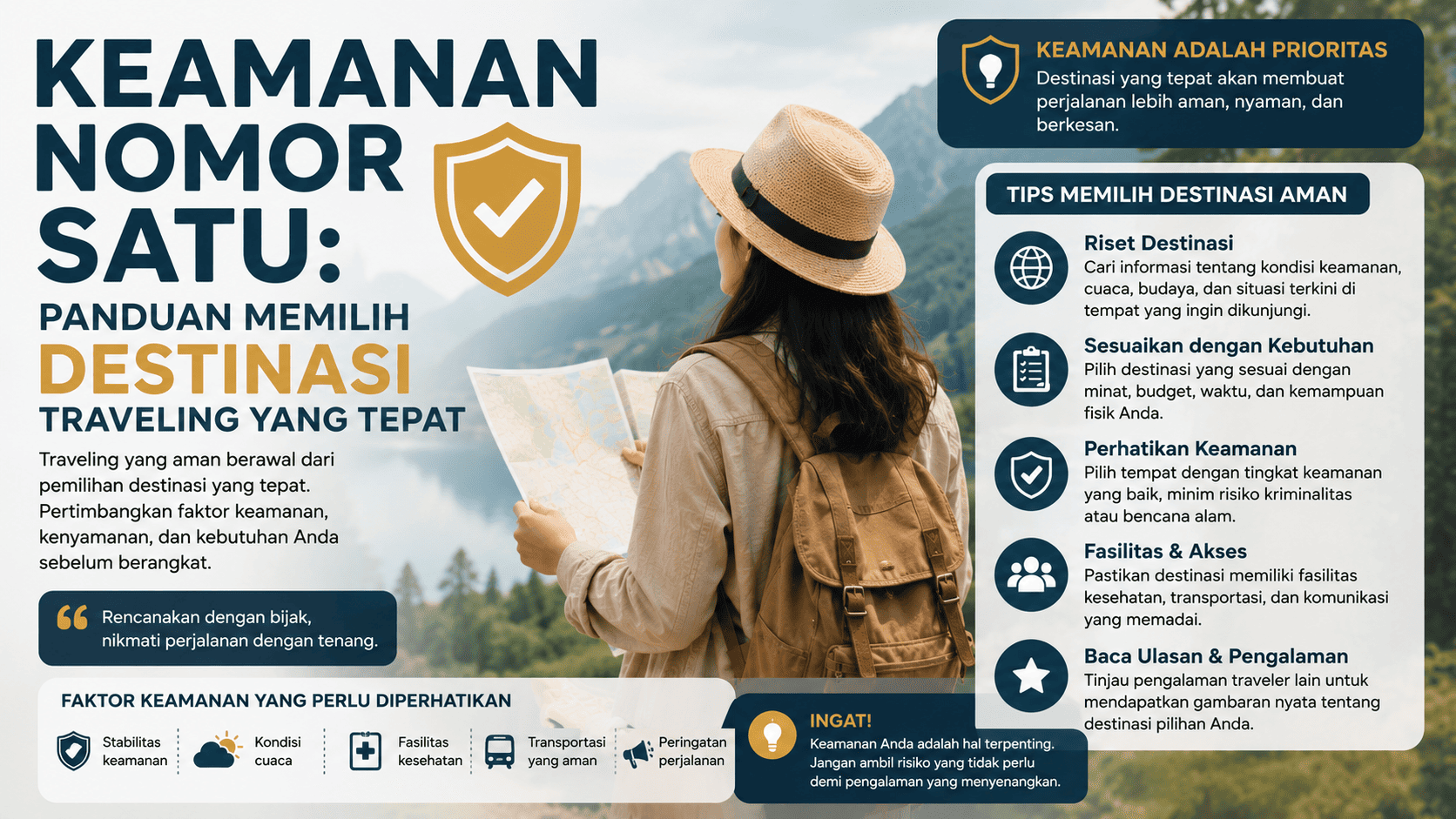 Keamanan Nomor Satu: Panduan Memilih Destinasi Traveling yang Tepat.