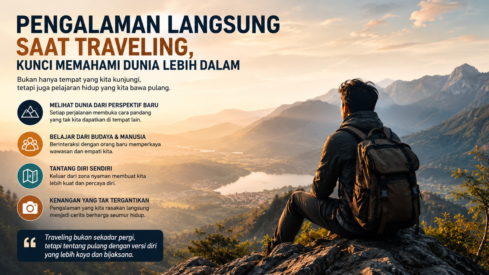 Pengalaman Langsung Saat Traveling, Kunci Memahami Dunia Lebih Dalam.