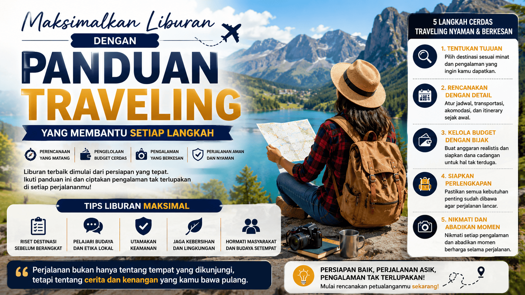 Maksimalkan Liburan dengan Panduan Traveling yang Membantu Setiap Langkah.