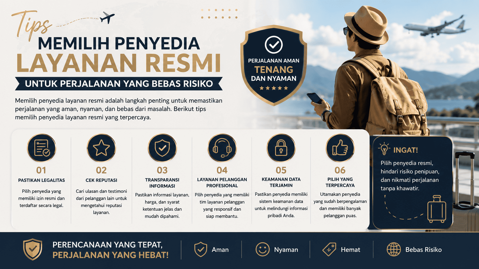 Tips Memilih Penyedia Layanan Resmi untuk Perjalanan yang Bebas Risiko.