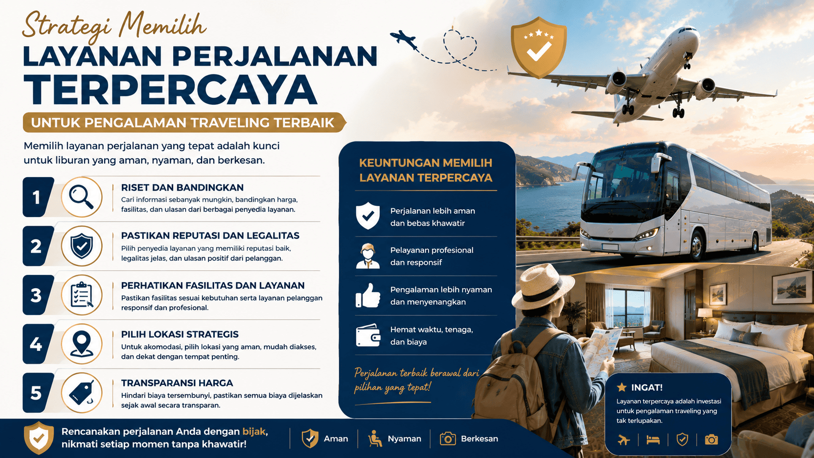 Strategi Memilih Layanan Perjalanan Terpercaya untuk Pengalaman Traveling Terbaik.
