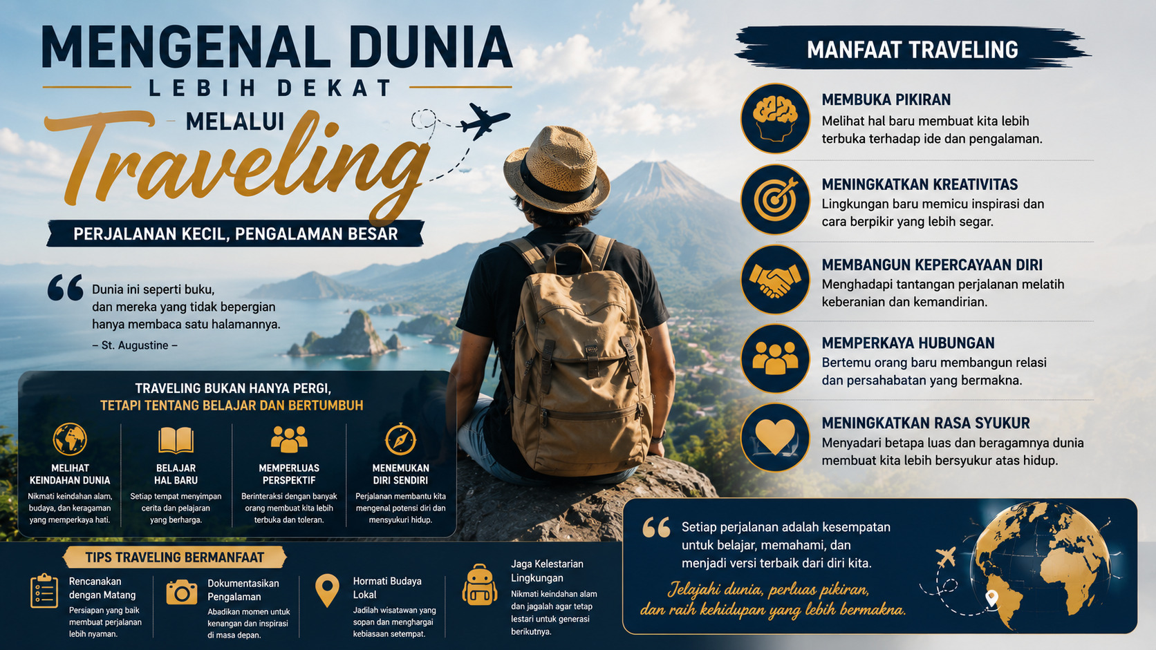 Mengenal Dunia Lebih Dekat Melalui Aktivitas Traveling.