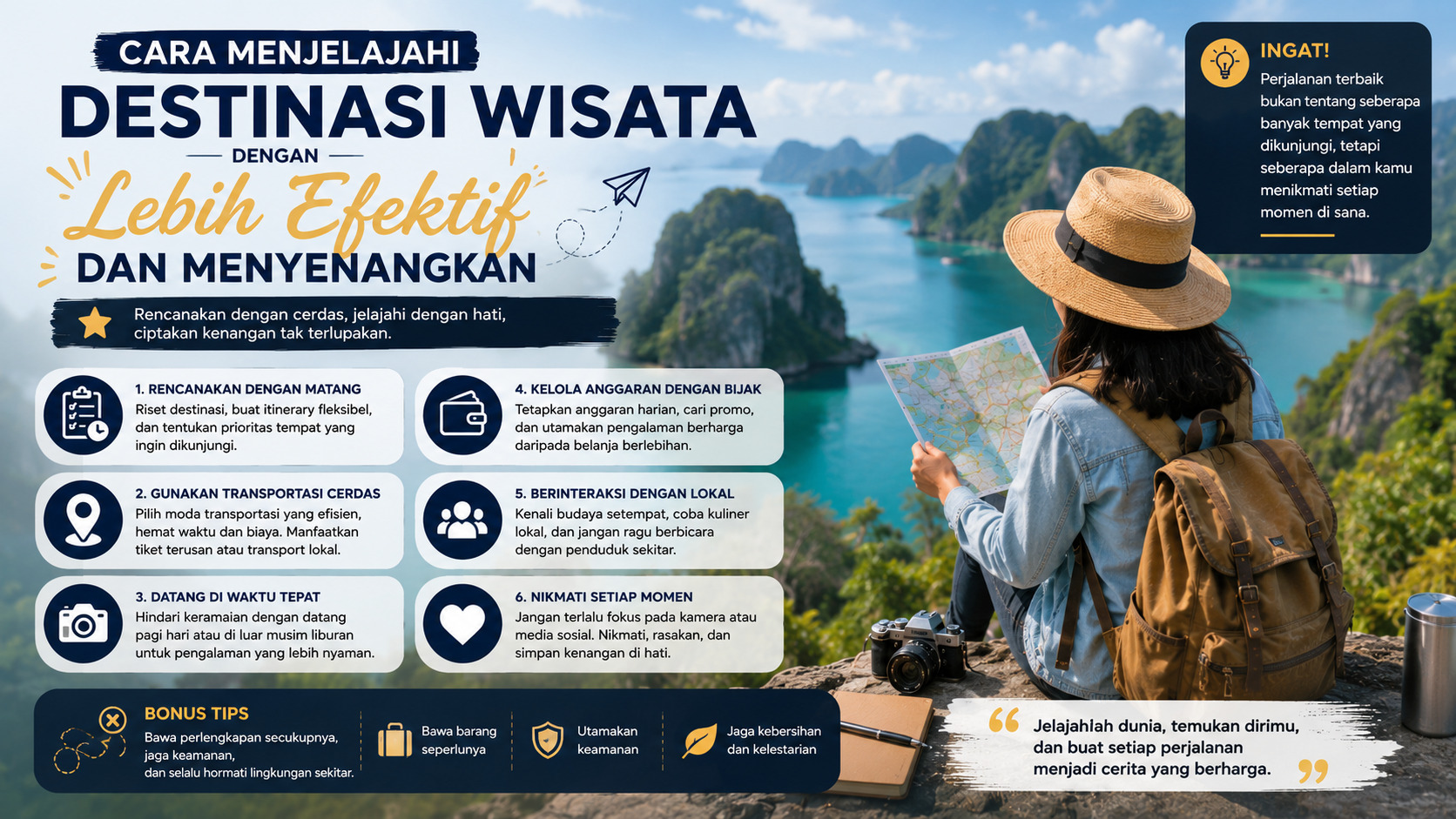 Cara Menjelajahi Destinasi Wisata dengan Lebih Efektif dan Menyenangkan.