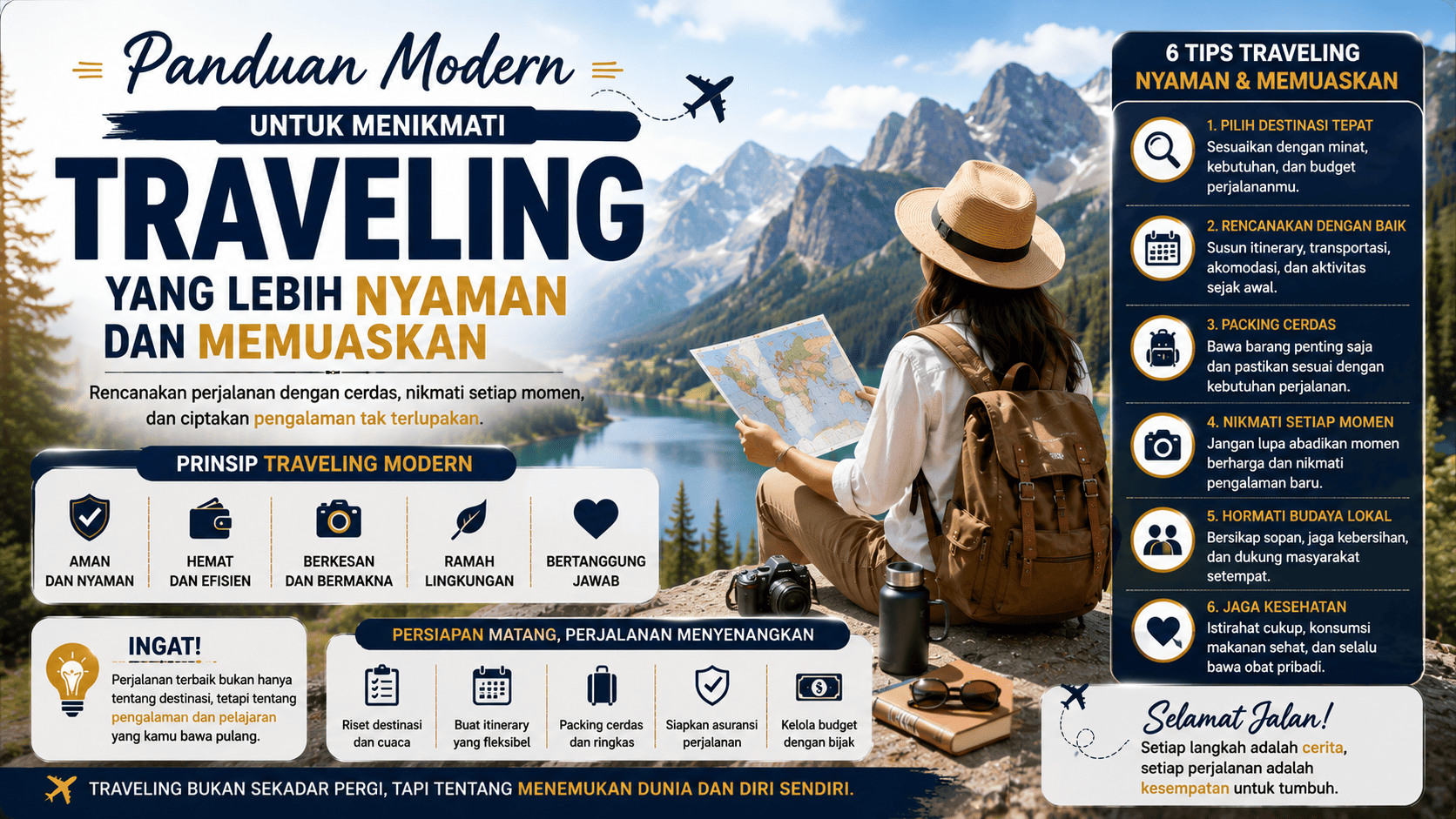 Panduan Modern untuk Menikmati Traveling yang Lebih Nyaman dan Memuaskan.